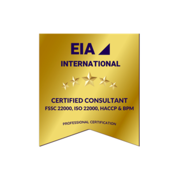 CONSULTOR CERTIFICADO FSSC 22000, ISO 22000, HACCP y BPM