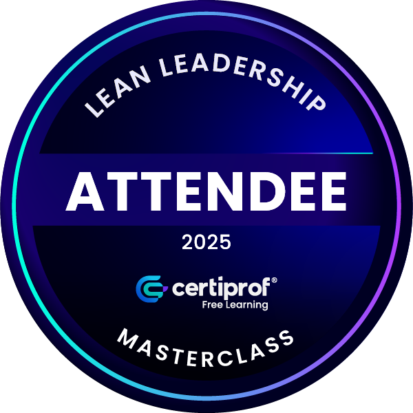 Lean Leadership Masterclass Attendee 2025