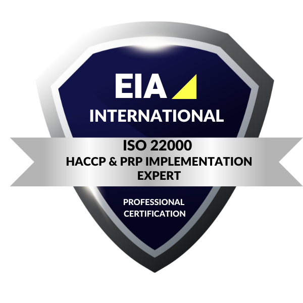 ISO 22000 – HACCP & PRP Implementation Expert