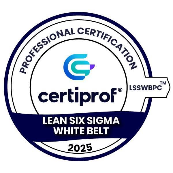 Lean Six Sigma White Belt Professional Certification - LSSWBPC (2025)