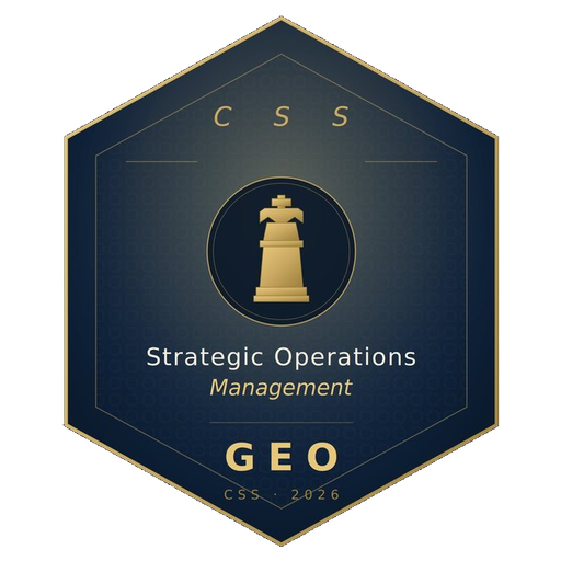 Strategic Operations Management (GEO)