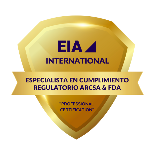 ESPECIALISTA EN CUMPLIMIENTO REGULATORIO ARCSA & FDA