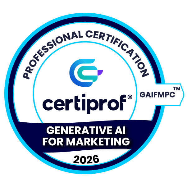 Generative AI for Marketing Professional Certification - GAIFMPC™ (2026)
