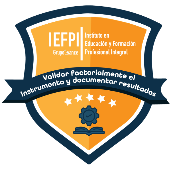 Validar factorialmente el instrumento y documentar resultados